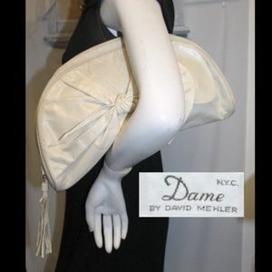 New Vintage DAME David Mehler Lambskin Clutch Bag